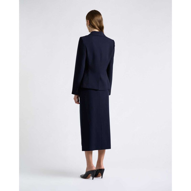 Cue Stretch Suiting Pencil Midi Skirt image number 1